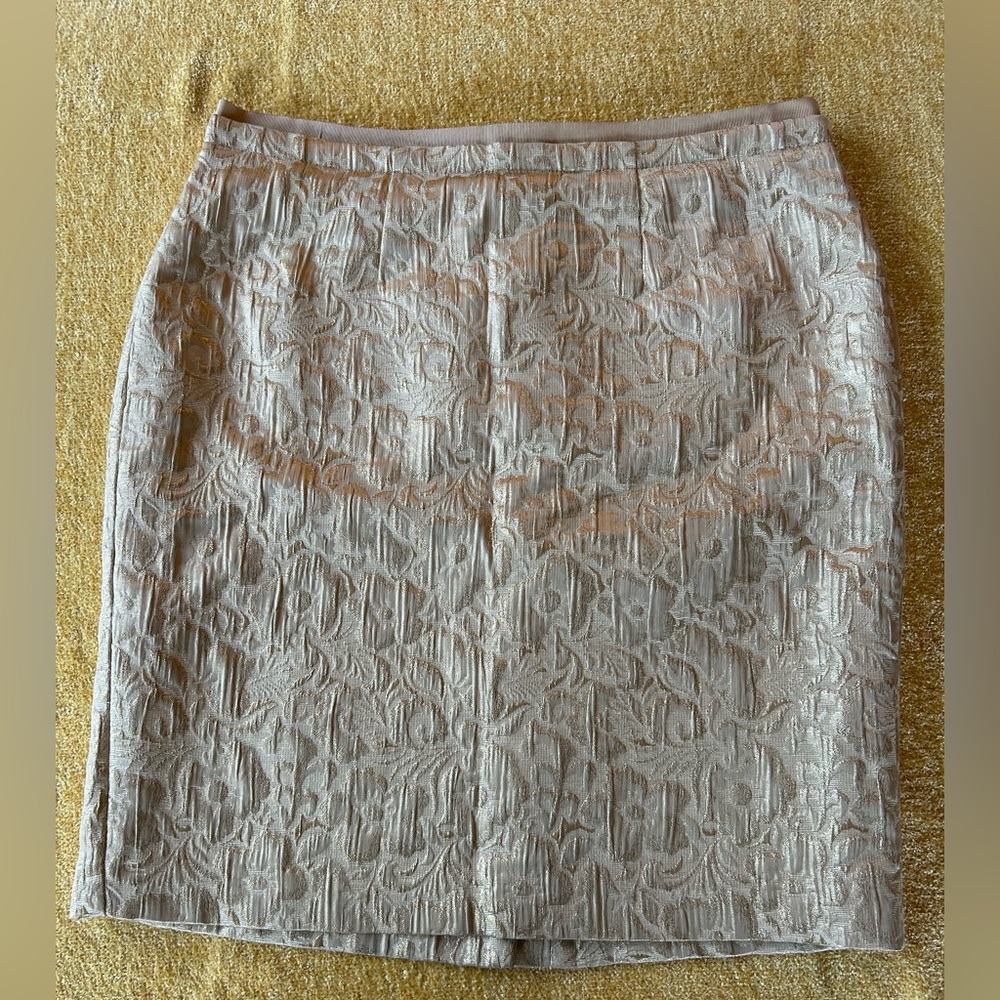 Loft golden skirt